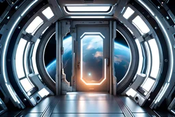 дверь космического корабля будущего вид из нутри фото реалистичность 4к