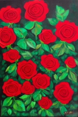 red roses