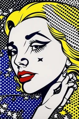 PEACE style of roy lichtenstein