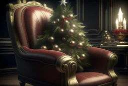 man, photorealistic, perfect composition, cinematic shot, intricate details, hyper detail, Christmas tree sits in a chair, Christmas tree, photorealistic, perfect composition, cinematic frame, intricate details, hyperdetailed