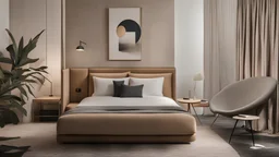mood board of textile hotel