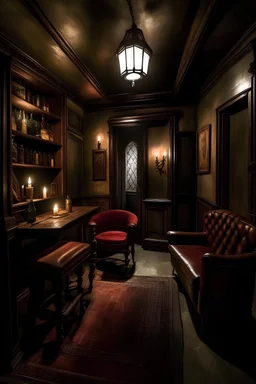 Please make a entrance of speakeasy harry potter hidden bar concept called the Wizard's Lounge that inspired by clandestine bars of the prohibition era, offer exclusivity and sophistication atmosphere, in soho london but with a knockturn alley harry potter concept. These hidden gems offer a retreat from the ordinary, with secretive entrances and retro decor transporting patrons to a bygone era.