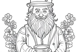 Real St. Patrick day Kids coloring pages