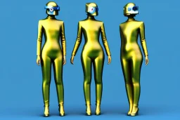 Golden to cyan surfaces body, latex. Brain-Synthesizer. partly coverage metallic. Hot Russian military women troop. Trooping rebels. Old-fashioned cameras integrated to heads. Strange Steam-punk machines! Dystopia perfect body. Red&blue 3D-tiling. Partly symmetrical in relation to machines. Perfect golden ratio in all directions. warping time-space-continuum. Steam-machines in 5th dimension Tessellation in 4-dimension. Paranoid, oppressive atmosphere. Soviet propaganda.