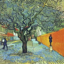 Street tree by van gogh