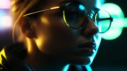 Photoreal magnificent neon vibes now or never, as seen through a glass, by lee jeffries, photorealistic, bokeh masterpiece smooth shading, ultra detailed, high resolution, cinematic, unreal 6, subtle shadows, octane render, 8k, cinema 4d, HDR, dust effect, vivid colors