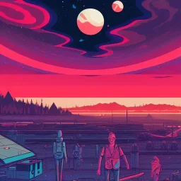 cosmic port, concept art, asaf hanuka, dan mumford, post-apocalypti