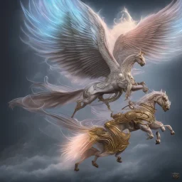 flying pegasus