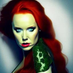 simone simons with poison ivy body face