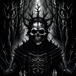 A black metal album artwork