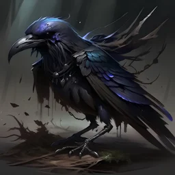 eldritch corrupted crow