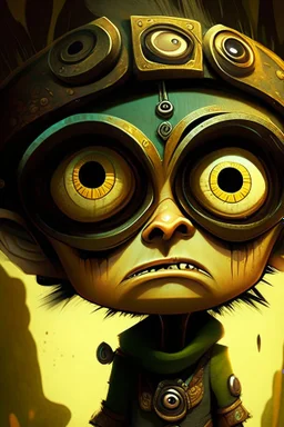 small psychonauts big eyes being a bandit brutal chief