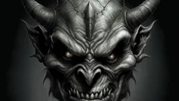 وجه الشيطان الرمادي