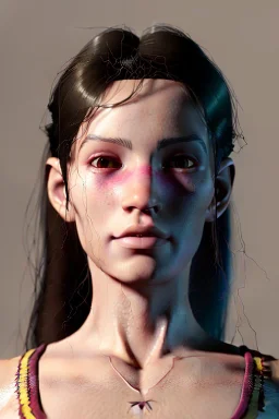 Ultra Realistic image, Rosalía artist, portrait, small complexion, natural small busty, traditional Japanese tattoo, jakuza style, vibrant color, highly detailed, art stations, concept art, smooth, unreal engine 5, god rays, ray tracing, RTX, lumen lighting, ultra detail, volumetric lighting.