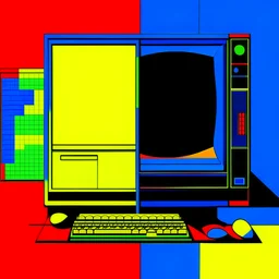 i want a hackaton picture with primary color #941ff2 and accent color FFD85A, focus on computers