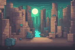 2D Pixel Art Background