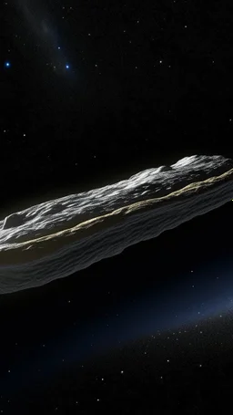 A comet looks like French Baguette