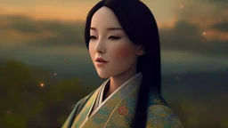 portrait geisha photo 4k