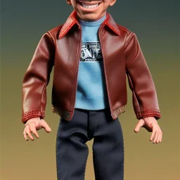 wide view Fonzie toy Action figure doll 1977 realistic (thumbs-up) (face) eyes