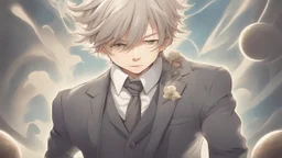 صورة تصوّر شخصًا ينظر إلى الأرض بتركيز عميق، ووجهه ينحني قليلاً نحو الأرض كأنه يحمل أسرار العالم بين عينيه. يظهر على وجهه تعبيرًا من الحكمة والثقة الراجحة، كما لو كان يفهم كل ما يجري في هذا الكوكب. إنه مرتديًا بدلة رسمية، مما يضفي عليه مظهرًا جديًا ومحترمًا. وجهه يتسم بالهدوء والتفكير، حيث يتأمل في تفاصيل الأرض والحياة من حوله بعمق. إنه كأنه يحمل وزرًا ثقيلًا من المعرفة والفهم، ويتعامل مع العالم بأسلوب متزن ومعبر. إن وجوده يلفت الأنظار ويثير الاهتمام بسبب وجاهته وقدرته على فهم أعمق للأمور.