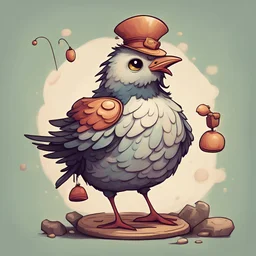 Fortune Fowl in cute bizarre art style