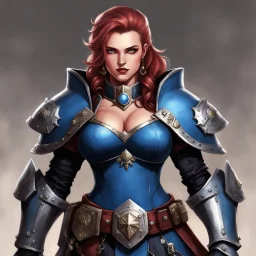 some extra heretical 40K, a genderbent version of Big Emmanuelle himself. Or is it herself here, I guess? regular, slightly fetishistic 40K style of depicting females with boobplates and all and still have the figure af the Big Emmanuelle exude an air of serious authority.