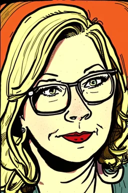 Comic portrait of Rhonda Rowsey
