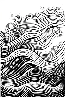 waves line art