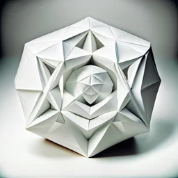 elastic heart in a shape of a white pentagon