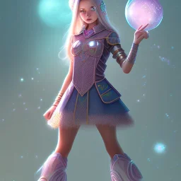 Magical Teen girl in fantasy world