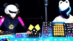 daft punk and Deadmau5 play battle bingo