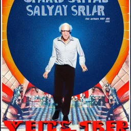 Larry David in a Saturday Night Fever dream movie poster
