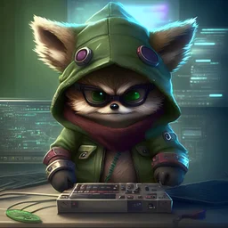 Teemo from League of Legends, as a Hacker