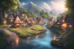 magical village river