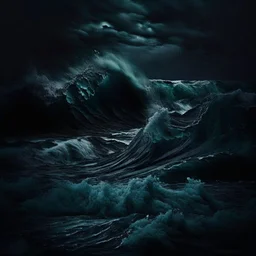 dark ocean waves energy