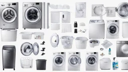 disassembled samsung household washing machine