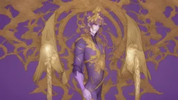 A purple Umbral Gold human