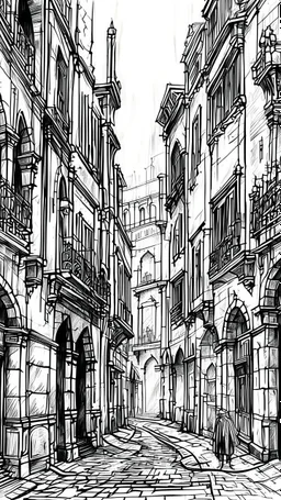 Fine line draw style