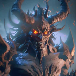 giant wind demon lord, unreal engine 5, 8k resolution, photorealistic, ultra detailed