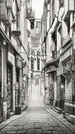 Fine line draw style