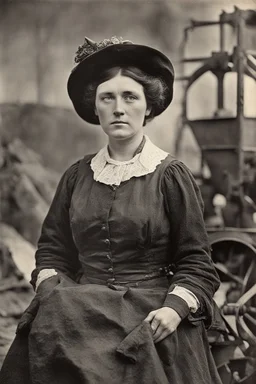 Welsh mining women of the 19th century who toiled for 12 hours a day The remarkable portraits (pictured), taken in the 1860s, show the female workers who toiled for long hours at Welsh mines using heavy equipment to break ironstones