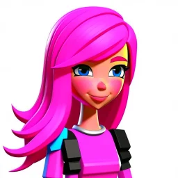 ROBLOX WOMAN PINK HAIR