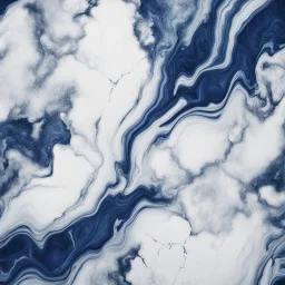 Hyper Realistic navy-blue & white marble texture with rustic background & vignette effect