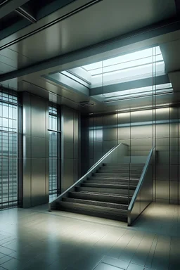 underground lift in rendering with design