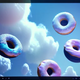 realistic amazing ui, ux design website layout with big donuts and a header titel 404 error homepage, can not load,volumetric blue clouds,pink sky environment and flying donuts in background,volumetric lighting,dramatic lighting, detailed digital painting, extreme dense and fine fur, anime, ornate, colour-washed colors, elegant, small minutiae, tiny features, particulars, centered, smooth, sharp focus, renderman gofur render, 8k, uhd,4k high resolution