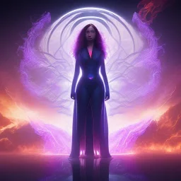 Dark Phoenix, X-Men , Jean Gray. hyperfantastic,hyperscifi,unreal engine 5.best colours,deep purple . fire theme .blue neon smoke.cinamatic,full cinematic lights.beautiful body details,beautiful face details,8k,hyperdetails.