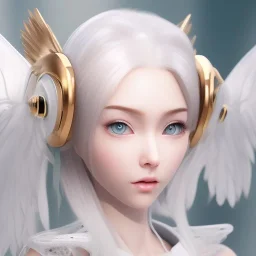 beautiful smooth realistic Japanese cat girl robot, full grows, extremely sharp detail, finely tuned detail, ultra high definition, 8 k, unreal engine 5, ultra sharp focus, accurate wings, in flying mode