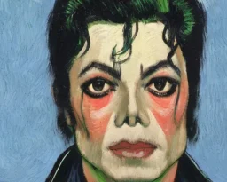 Portrait of Michael Jackson by Van Gogh