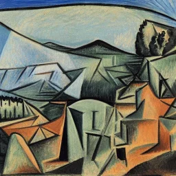 Vulcan landscape by picasso