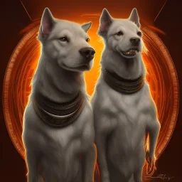 The two headed hound; generally considered to be an agent of evil, but perhaps a few have been tamed to serve the forces of good.